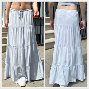 Brandy Melville Nadia Maxi Skirt, New with Tags, Light Blue